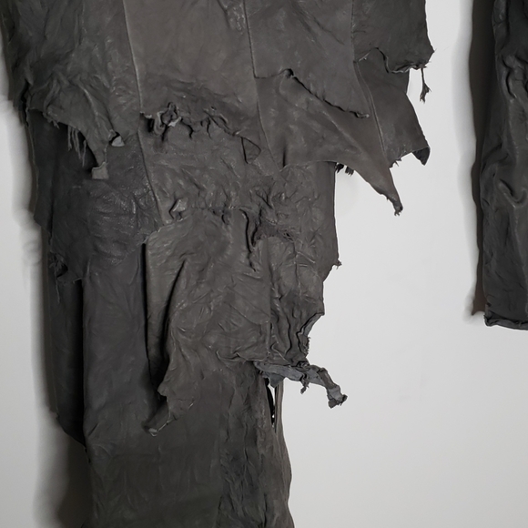 Apocalyptic Leather Jacket Goth Grunge - Picture 5 of 11